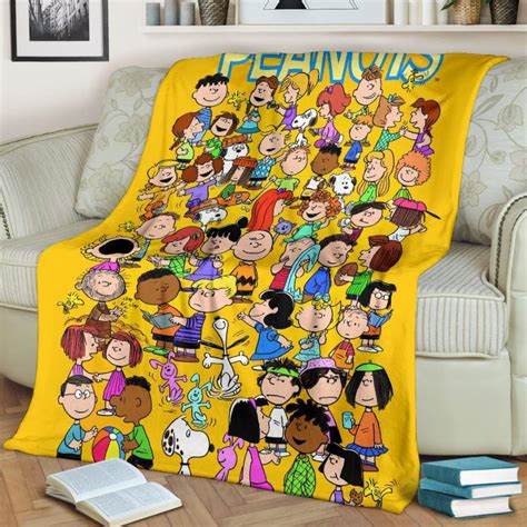 peanuts blanket throw